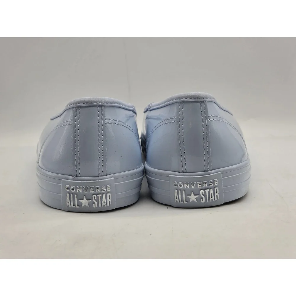 Converse CTAS Dainty Ballerina Shoes Women 8 Blue Patent Leather A14853C